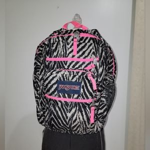 Jansport Zebra Print Backpack